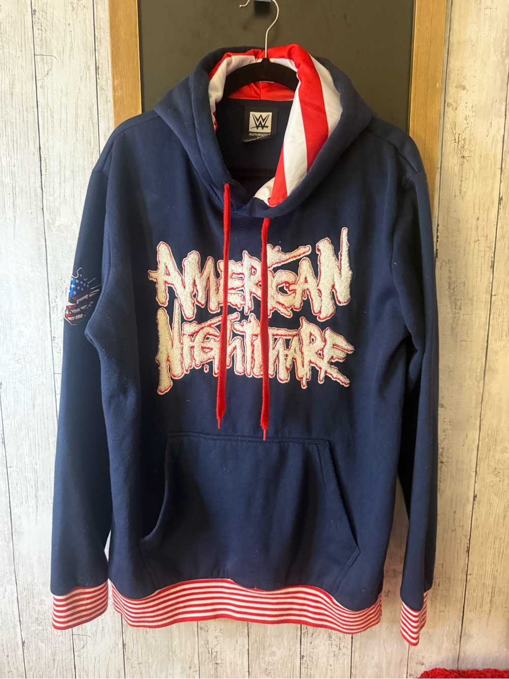 WWE Cody Rhodes American Nightmare Hoodie- See photo- with large hole